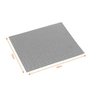 GWHOLE Set di 4 BBQ Grill Mesh Tappetino Antiaderente Griglia Rete... - Ilgrandebazar