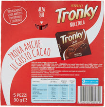 Carica l'immagine nel visualizzatore di Gallery, Kinder Ferrero Tronky Croccanti Wafer alla Nocciola, 5 x 18g
