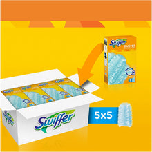 Carica l&#39;immagine nel visualizzatore di Gallery, Swiffer Duster Piumini Cattura Polvere, 25 Panni, Cattura e Intrappola Polvere e Sporco, Ottimo per I peli di Animale, Per Tutte le Superfici, Maxi Formato