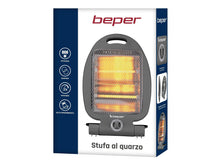 Carica l'immagine nel visualizzatore di Gallery, BEPER P203PAN001 Stufa al quarzo, Basso Consumo Energetico, 800W 2 Livelli di Potenza, Pannello radiante al quarzo, Grigio