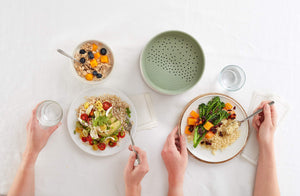 Lékué - Contenitore per preparare Quinoa, riso e cereali in pochi verde - Ilgrandebazar