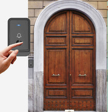 Carica l&#39;immagine nel visualizzatore di Gallery, Dilusi Campanelli Wireless,Campanello 1 Trasmettitore + 1 Ricevitori, Nero - Ilgrandebazar