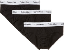 Carica l'immagine nel visualizzatore di Gallery, Calvin Klein - Cotton Stretch 3Pk H, Slip da uomo, Nero (Schwarz (001 ), M