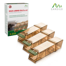 Carica l&#39;immagine nel visualizzatore di Gallery, Gardigo 623583 Set di 3 Trappola per Topi Umana Senza Uccidere Cattura e...