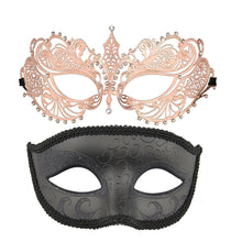 Carica l&#39;immagine nel visualizzatore di Gallery, Maschera mascherata da coppia, corazzata Costumi veneziani Maschera... - Ilgrandebazar