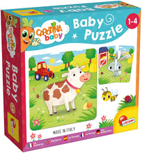 Carica l&#39;immagine nel visualizzatore di Gallery, Lisciani Giochi Carotina Baby: La Fattoria, Puzzle, Colore Multicolore, 80083 Puzzle La Fattoria