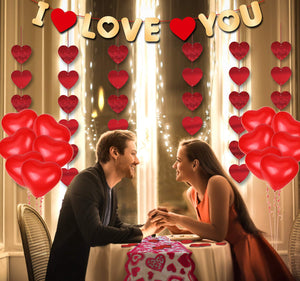 Kit decorazioni per San Valentino 1000 pezzi Petali di rosa rossa 10 pezzi... - Ilgrandebazar