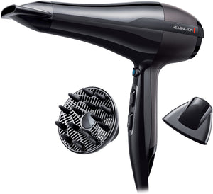 Remington AC5999 Pro-Air AC Asciugacapelli Professionale, flusso d’aria: 130 km/h, 2300W, Nero