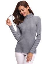 Carica l&#39;immagine nel visualizzatore di Gallery, Abollria Maglione Donna Elegante a Collo Alto Maniche Lunghe per Inverno... - Ilgrandebazar