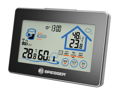 Bresser 7007400  RC igrometro con indicatore di 14.2x2.3x9.6 cm, Nero - Ilgrandebazar