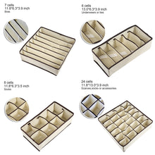 Carica l&#39;immagine nel visualizzatore di Gallery, Armadio divisori pieghevole Storage box cassetto Beige - Ilgrandebazar