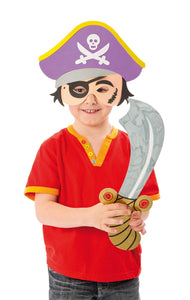 Baker Ross Kit Fai Da Te Maschera da Pirata in Spugna, Otime per Carnevale... - Ilgrandebazar