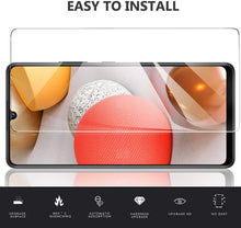 Carica l'immagine nel visualizzatore di Gallery, Luibor [6 in 1] Vetro Temperato Samsung Galaxy A42 Pellicola Protettiva + Pellicola Fotocamera,[9H] [Strumento di Installazione Facile] [HD Chiaro][Protezione Completa] 5G