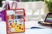 Carica l'immagine nel visualizzatore di Gallery, Matita colorata triangolare - STABILO Trio thick - Astuccio da 18 - Colori assortiti Single