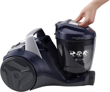 Carica l'immagine nel visualizzatore di Gallery, Hoover BR71-BR20 Aspirapolvere a Traino senza Sacco Breeze, 700 Watt, 2 litri, Blu/Grigio Fumo