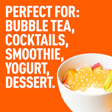 Carica l'immagine nel visualizzatore di Gallery, FRANKLY Popping Boba - Perle alla frutta Per Bubble Tea, Yogurt, Torte e Dolci (Mango 490g) Mango da 490g