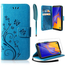 Carica l&#39;immagine nel visualizzatore di Gallery, AROYI Cover Samsung Galaxy A10, Retro Design Flip Caso in PU Pelle Premium... - Ilgrandebazar
