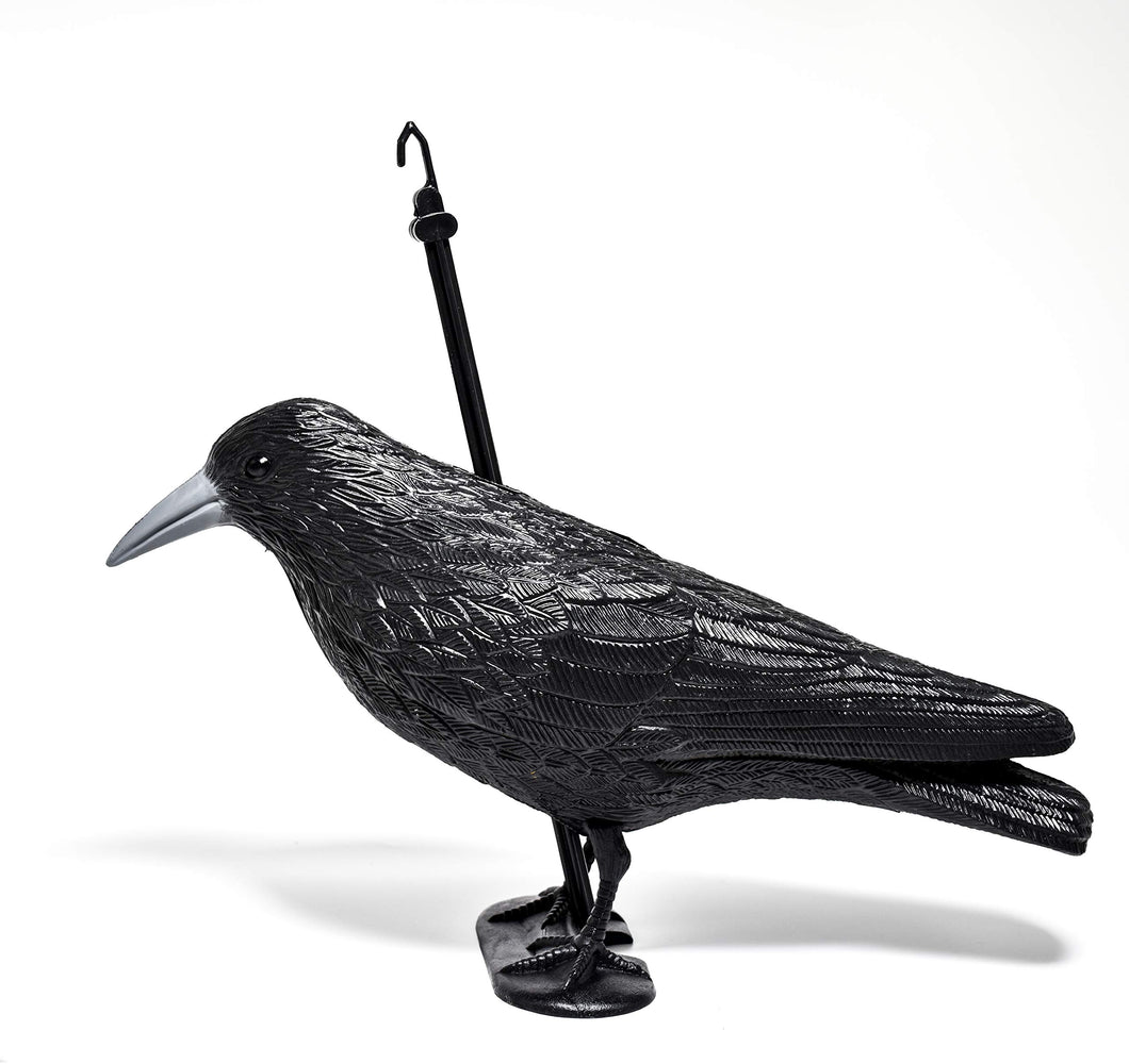 Blossom Design Corvo Scacciapiccioni 2a Generazione Spaventapasseri Big, nero - Ilgrandebazar