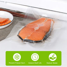 Carica l'immagine nel visualizzatore di Gallery, Bonsenkitchen Sacchetti Sottovuoto per Alimenti 100 Buste 20 x 30 cm per Macchine Sottovuoto, Sacchetti Sottovuoto Goffrati per La Conservazione Degli Alimenti e La Cottura Sottovuoto, Senza BPA