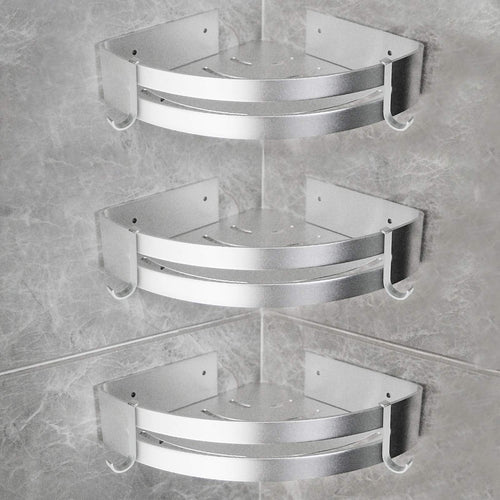 Yorbay Mensola Doccia per Angolo Bagno, Set da 3 pezzi Alluminio Aeronautico... - Ilgrandebazar