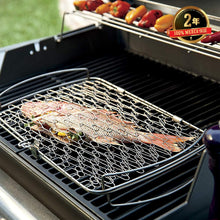 Carica l'immagine nel visualizzatore di Gallery, Weber 6471 - Graticola da pesce - Grande 46 x 28,4 cm, Inox