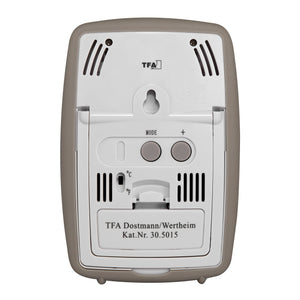 TFA Dostmann 30.5015 Termoigrometro elettronico, 133 x 90 x 16 mm, Grigio - Ilgrandebazar