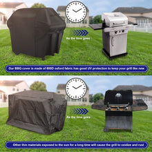 Carica l&#39;immagine nel visualizzatore di Gallery, Sotor Copertura Barbecue Impermeabile(152x75x124cm), Copri Barbecue Doppi Strati Tessuto 600D Oxford con Rivestimento PVC Anti-UV Prova di Strappo Coperchio Griglia per Weber, Char Broil, Brinkmann