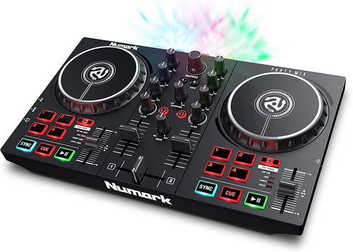 Numark Party Mix - Controller DJ Plug-and-Play a Due Canali per Serato DJ...