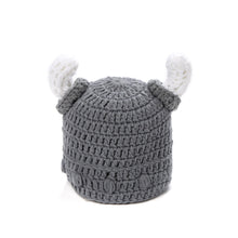 Carica l&#39;immagine nel visualizzatore di Gallery, Ypser cappello di beanie del corno Bull Handmade lavorato a... - Ilgrandebazar