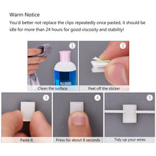 Carica l&#39;immagine nel visualizzatore di Gallery, 100 Pezzi Adesivo Cavo Clip Fascette Stringicavo Gestione Fascette... - Ilgrandebazar