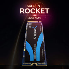 Carica l'immagine nel visualizzatore di Gallery, Sabrent SSD Interno 512GB Rocket NVMe PCIe M.2 2280 Drive a Stato Solido ad Alte Prestazioni (SB-ROCKET-512)