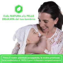 Carica l&#39;immagine nel visualizzatore di Gallery, Accappatoio Neonato | 100% Fibra di Bambù ORGANICO | MORBIDISSIMO al Tatto |... - Ilgrandebazar