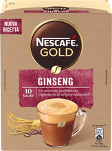 Carica l&#39;immagine nel visualizzatore di Gallery, Nescafè Gold Ginseng, Preparato Solubile in Polvere al Caffè e Ginseng, 10 Buste (10 Tazze)