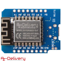 Carica l&#39;immagine nel visualizzatore di Gallery, AZDelivery 3 x D1 mini con NodeMCU ESP8266-12E, 100% compatibile 3x Mini - Ilgrandebazar