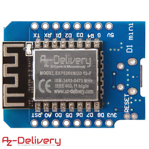 AZDelivery 3 x D1 mini con NodeMCU ESP8266-12E, 100% compatibile 3x Mini - Ilgrandebazar