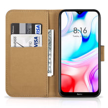 Carica l'immagine nel visualizzatore di Gallery, ivencase Cover per Xiaomi Redmi 8 + Pellicola Protettiva + Penna, Book Cover...