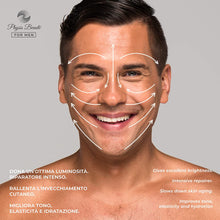 Carica l&#39;immagine nel visualizzatore di Gallery, Physis Beauté Crema Viso Antirughe Uomo alla Bava di Lumaca, Riparatrice Dopobarba, Ebook,50ml