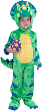 Carica l&#39;immagine nel visualizzatore di Gallery, Spooktacular Creations Costume da Dinosauro per Bambini Triceratops Kids Dinosauro Vestito per Halloween Dress Up Dinosaur Party (Verde) (Green, Small)
