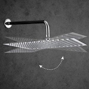 Baban Soffione doccia/Soffione cromato Acciaio doccia 8 inch, Piazza - Ilgrandebazar