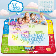 Carica l'immagine nel visualizzatore di Gallery, Fivejoy Tappeto Magico Bambini, 150*120cm Acqua Doodle Tappeto Magico Tema dello Chef di Cibo - Tappetto Gioco Bambino con Pennello, Grande Tappeto Magico da Disegn