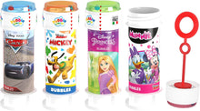 Carica l'immagine nel visualizzatore di Gallery, Dulcop 103.593000 - Disney Bubble Party Pack Confezione Contenente 12 Flaconi di Bolle di Sapone, Grafiche Assortite