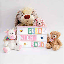 Carica l&#39;immagine nel visualizzatore di Gallery, BONNYCO Light Box Rosa con 400 Lettere ed Emoji, 2 Pennarelli Lavagna Luminosa con Lettere Luminose Idee Regalo per Compleanno e Natale Bambina, Raggazza e Donna | Scritte Luminose Decorazioni