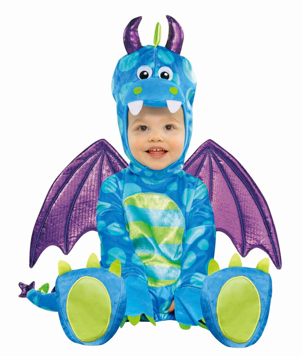 Amscan International - Costume da carnevale, piccolo drago, per bambini - Ilgrandebazar