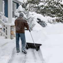 Carica l&#39;immagine nel visualizzatore di Gallery, ORIENTOOLS - Pala da Neve Resistente, Regolabile, con Ruote Steel Handle