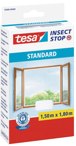Tesa 55680 Zanzariera per Finestra Standard, Bianco, 1,50m x 1,80m, Bianco - Ilgrandebazar