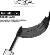 Carica l&#39;immagine nel visualizzatore di Gallery, L&#39;Oréal Paris MakeUp Mascara Ciglia Finte Bambi Eye, Effetto Ciglia Finte, Volumizzante e Incurvante, Scovolino che Apre lo Sguardo, Extra Black, 8.9 ml Confezione da 1