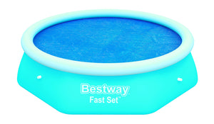 Best Way 58060 Telo Termico Fast Set Rotondo da 244 cm (8 Feet), Multicolore - Ilgrandebazar