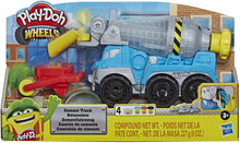 Carica l'immagine nel visualizzatore di Gallery, Hasbro Play-Doh - Wheels Play-Doh Autocarro Betoniera Playset con Pasta da Modellare Cemento e in 3 Colori Atossici, E68915L1
