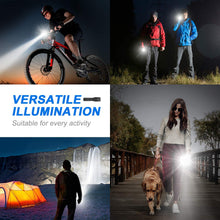 Carica l&#39;immagine nel visualizzatore di Gallery, REHKITTZ Torcia Super Luminosa Portatile LED (2 Confezioni), 1000...