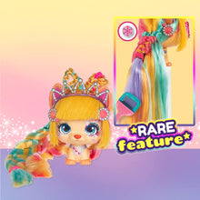Carica l&#39;immagine nel visualizzatore di Gallery, VIP PETS Color Boost | Bambola cagnolino a Sopresa da Collezionare con lunghi capelli da Acconciare (30 cm) Accessori per capelli e accessori per colorare i capelli - Giocattolo per bambini dai +3